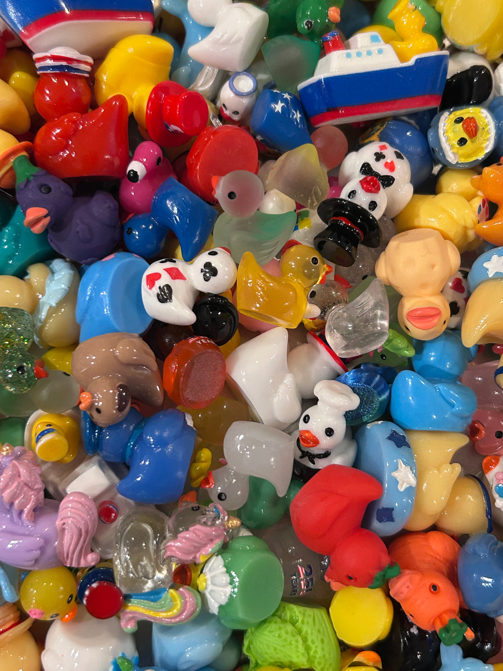 Mini Resin Duck Mystery Scoop – No Duplicates, Magnet Option (XS-XL)
