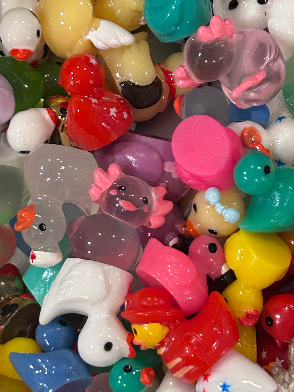 Mini Resin Duck Mystery Scoop – No Duplicates, Magnet Option (XS-XL)