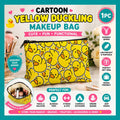 Cartoon Yellow Duck Makeup Bag Cute Travel Toiletry Cosmetic Bag Cruise Duck Jeep Duck Accessory Pouch