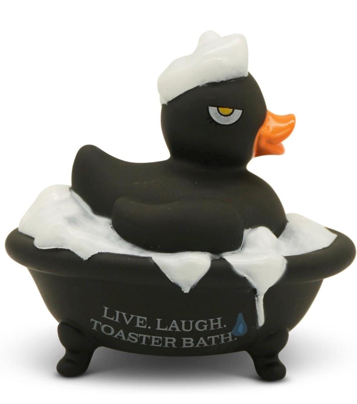5 Inch RIP Toaster Rubber Duck Funny Novelty Bath Duck | Dark Humor Collectible Duck | Jeep Duck Cruise Duck | White Elephant Gift for Adult