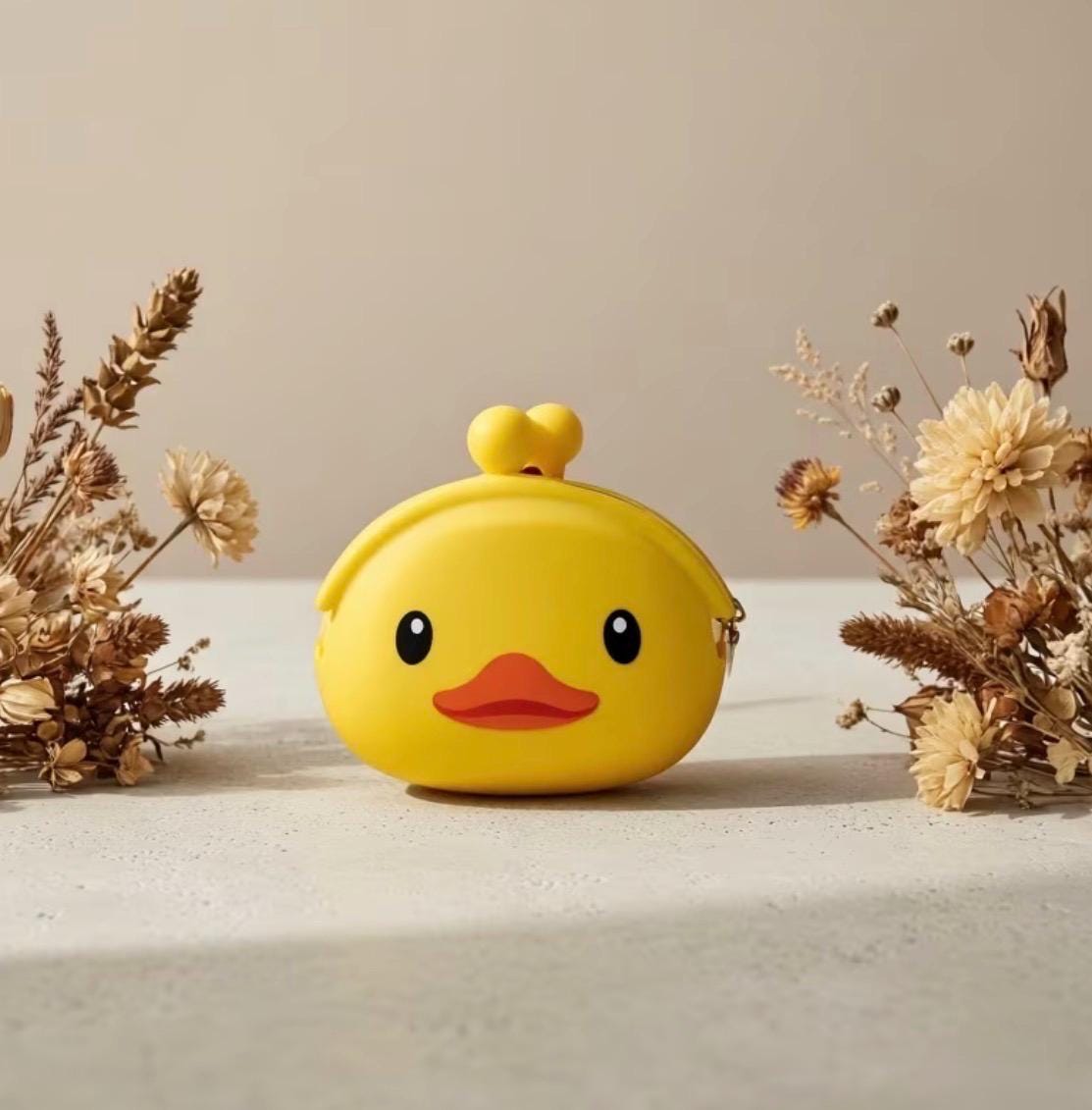 Duck Coin Purse | Kiss Lock Pouch, Travel Accessory, Kawaii Bag