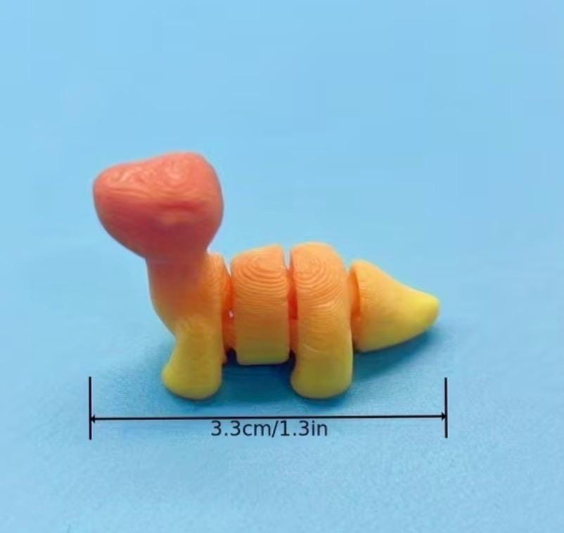 20pcs Random 3D Printed Fidget Animals – Mystery Mix Articulated Mini Animal Toys – Random Colors & Styles – Sensory Desk Pets