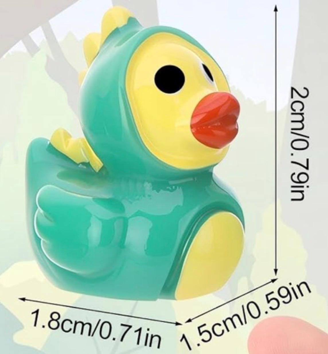 Mini Resin Dinosaur Ducks – 5 Piece Set, Tiny Dinosaur Duck Figurines, Cute Miniature Resin Ducks for Jeep Ducking, Cruise Ducks, Fairy