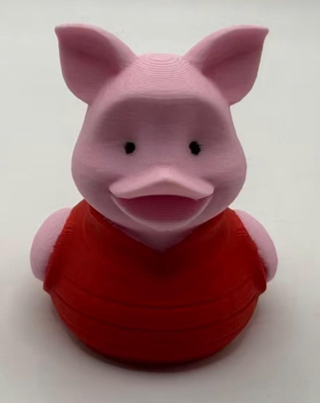 3D Printed Piglet Duck Figurine | Cute Pig Duck Desk Toy | Mini Animal Decor Gift