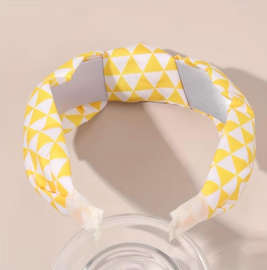 2pcs Yellow Duck Headbands for Women | Cute Knotted Wide Hair Bands | Sweet Duck Print Hair Accessories for Parties & Everyday Wear