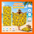 Duck Beach Towel | Oversized Quick Dry Pool Towel | Cute Yellow Rubber Duck Towel | Cruise Beach Accessory | Jeep Duck Gift