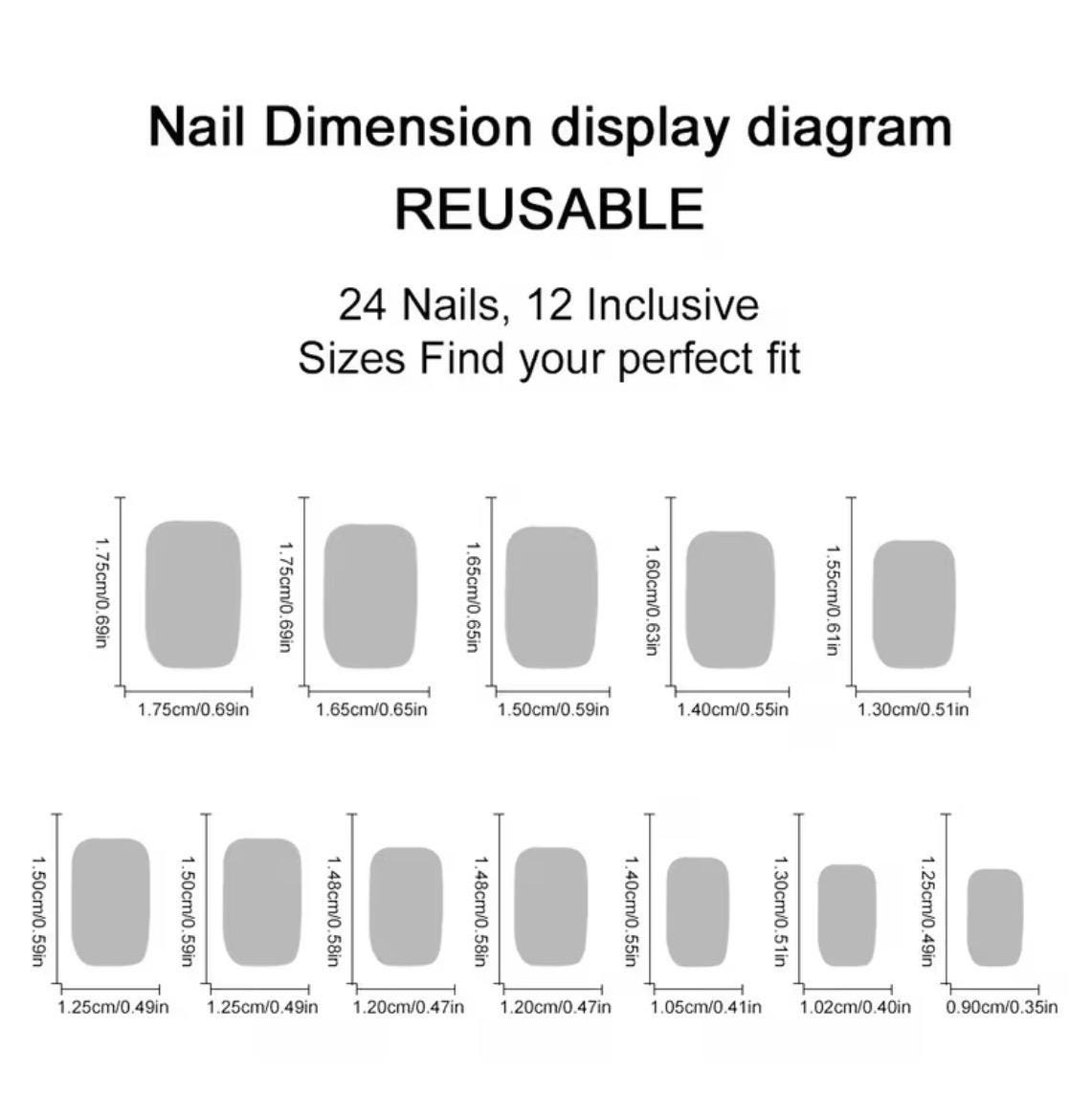 24pc Yellow Duck Fried Egg Press On Nails – Cute Summer Square Fake Nails, Yellow & White Polka Dot Reusable Nail Set