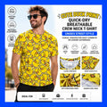Cute Rubber Duck Print Quick-Dry T-Shirt | Unisex Yellow Duck Graphic Tee | Breathable Casual Streetwear Shirt | Cruise Jeep Outfit