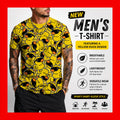 Men’s Rubber Duck Sunglasses T-Shirt | Funny Yellow Duck Graphic Tee | Casual Lightweight Short Sleeve Shirt | Cruise Jeep Party Wear