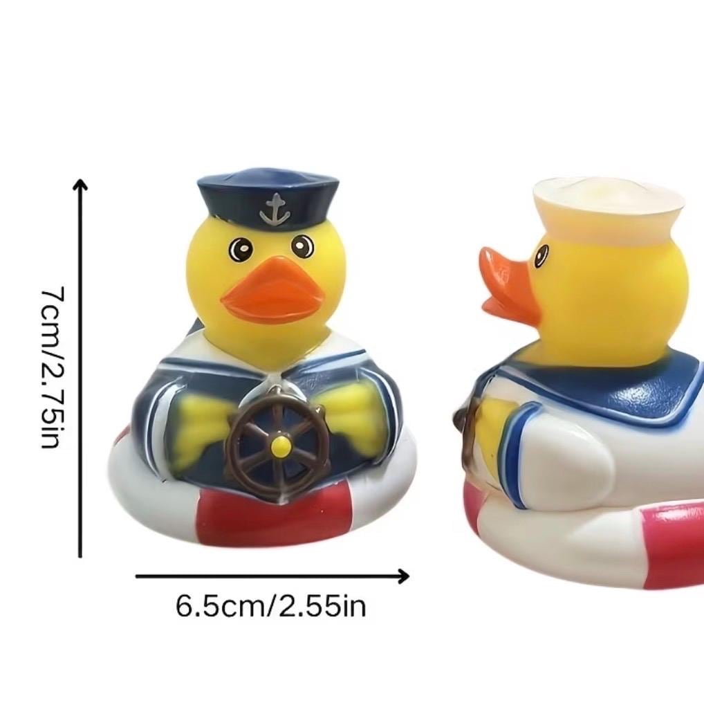 Large sailor rubber duck cruise ship duck nautical bath toy jeep duck