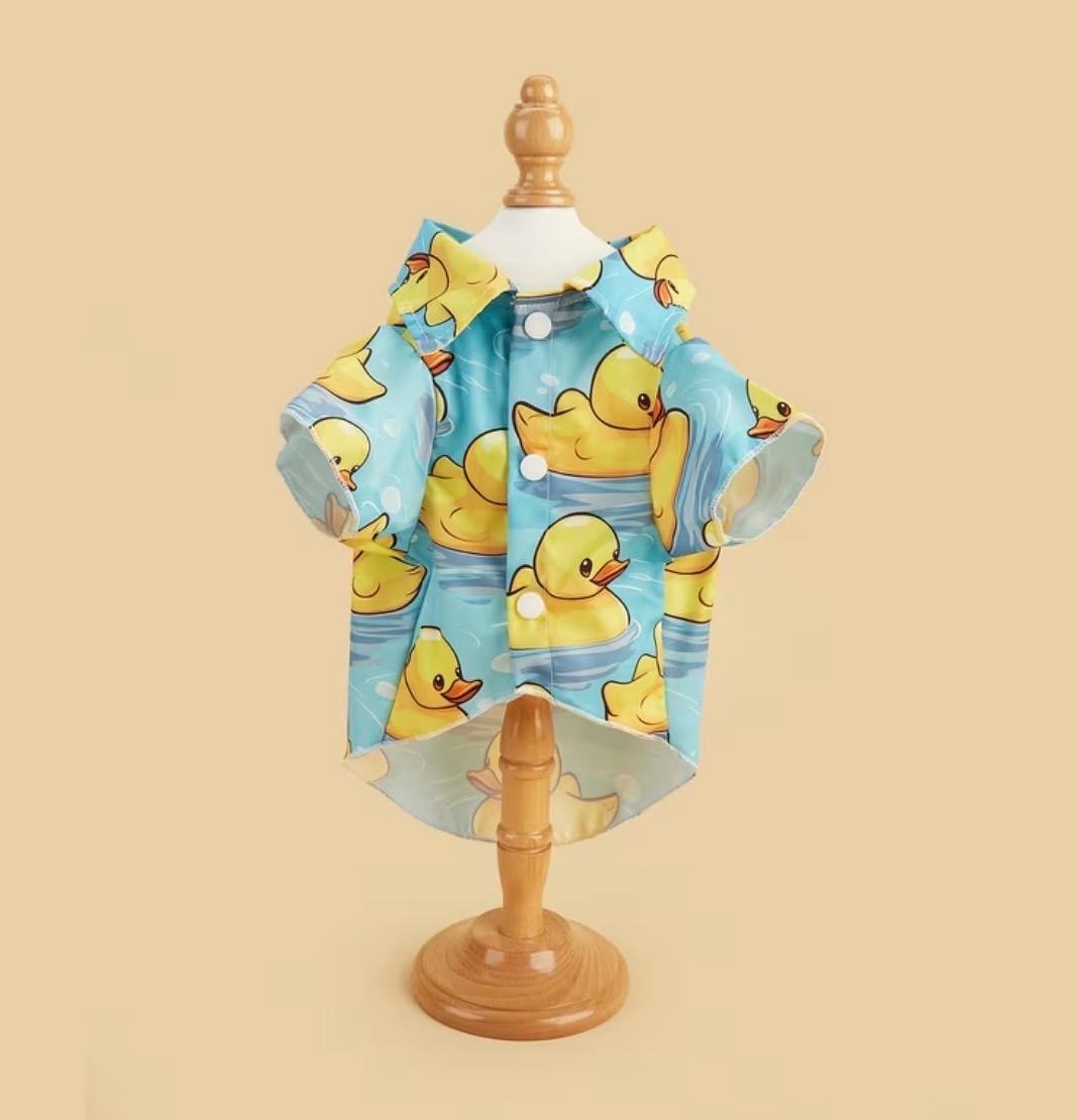 Rubber Duck Pet Shirt, Lightweight Dog Cat Summer Clothes, XXS-XXL