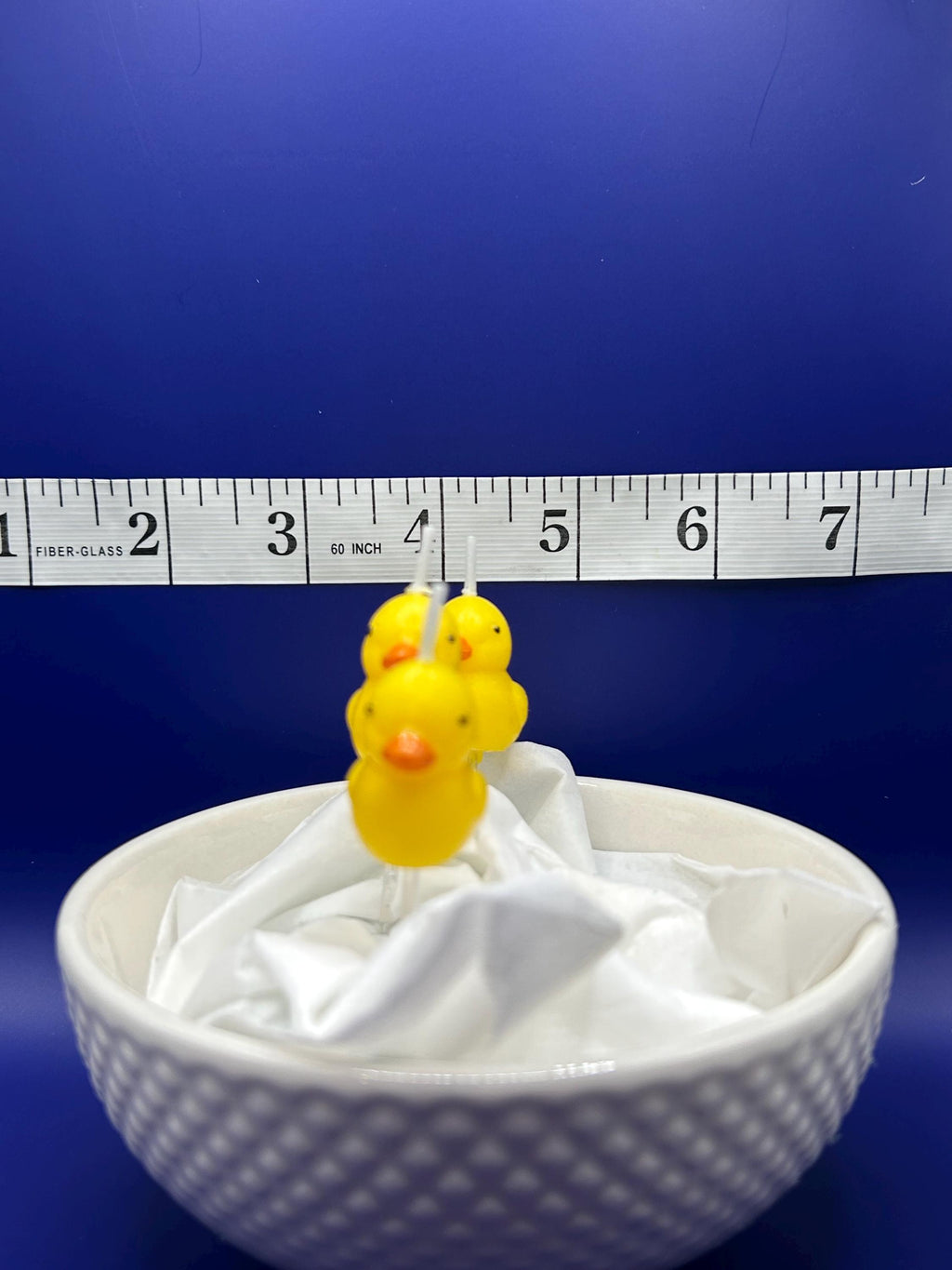 Set of 3 Yellow Rubber Duck Candles – Mini Duck Party Favors, Baby Shower Gift