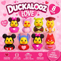 2 INCH - 8pc Duckalooz Love Rubber Ducks, Valentine Character Inspired Collectible Ducks