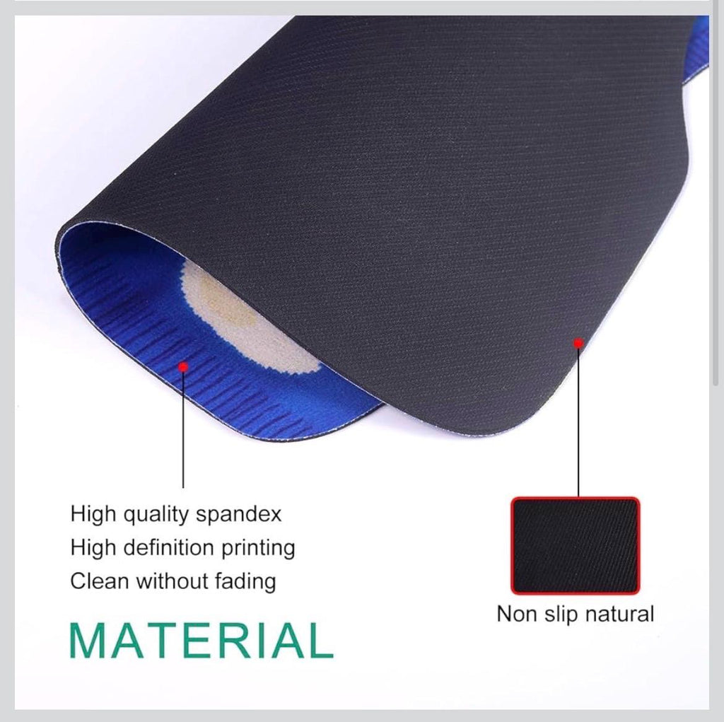 Duck Sweater Mouse Pad, Blue Rubber Duck Desk Accessory, Non-Slip Base