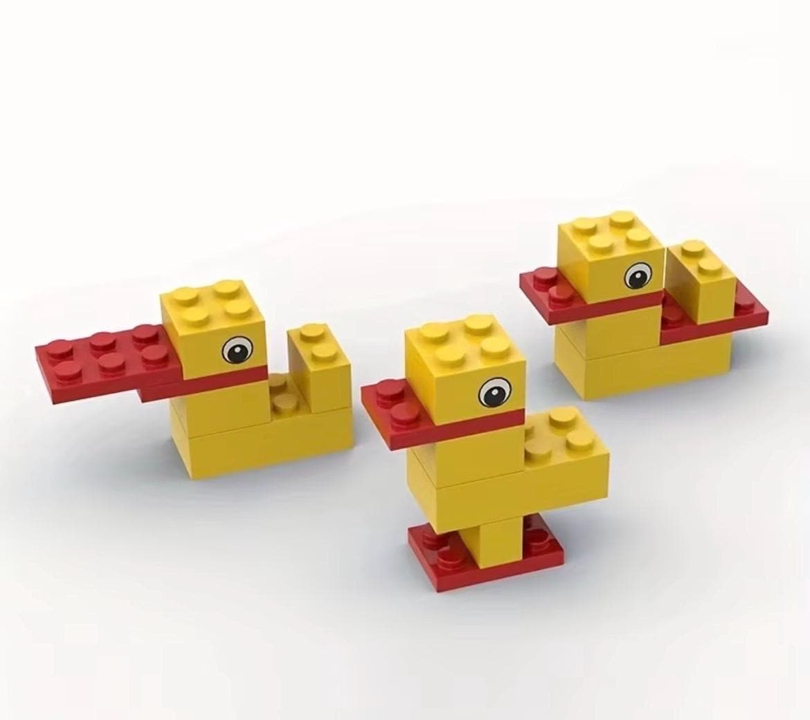 Mini Duck Building Block Set – DIY Toy, Ages 6+ – Creative Animal Puzzle Kit