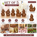 5pc Mini Poop Duck Figurines Prank Gifts Cruise Ducks Jeep Ducks