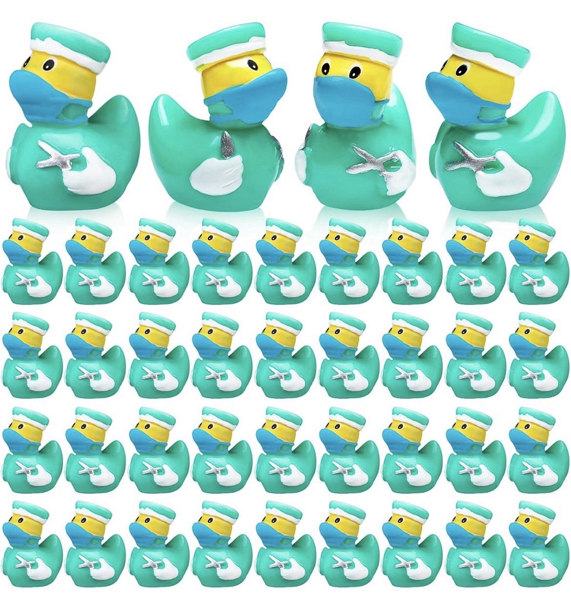 Mini resin ducks - 5pc mini doctor ducks resin set – jeep & cruise ducks