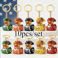 10pc Patriotic Duck Keychain Set | American Revolution Duck Keychain Cruise Jeep
