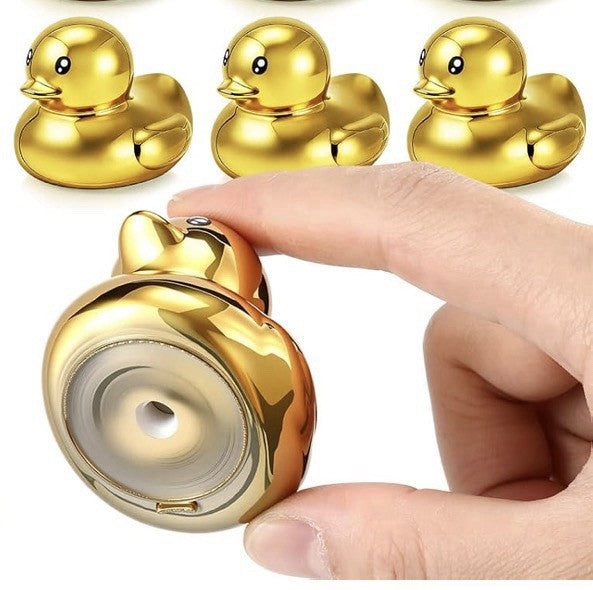 Set of 2 Gold Rubber Ducks – 2” Electroplated Mini Ducks –  Jeep Cruise Duck