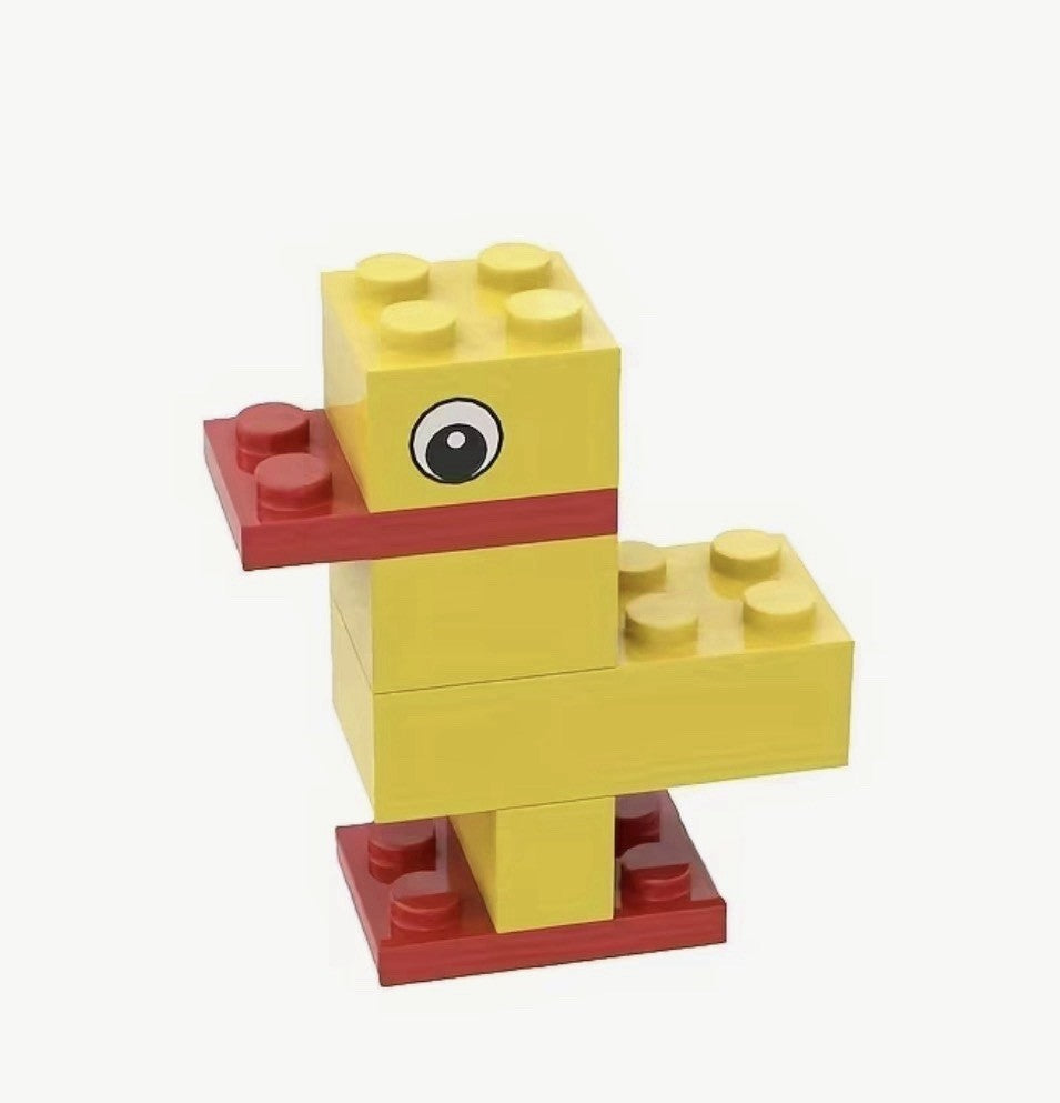 Mini duck building block set – diy duck toy – small brick duck kit