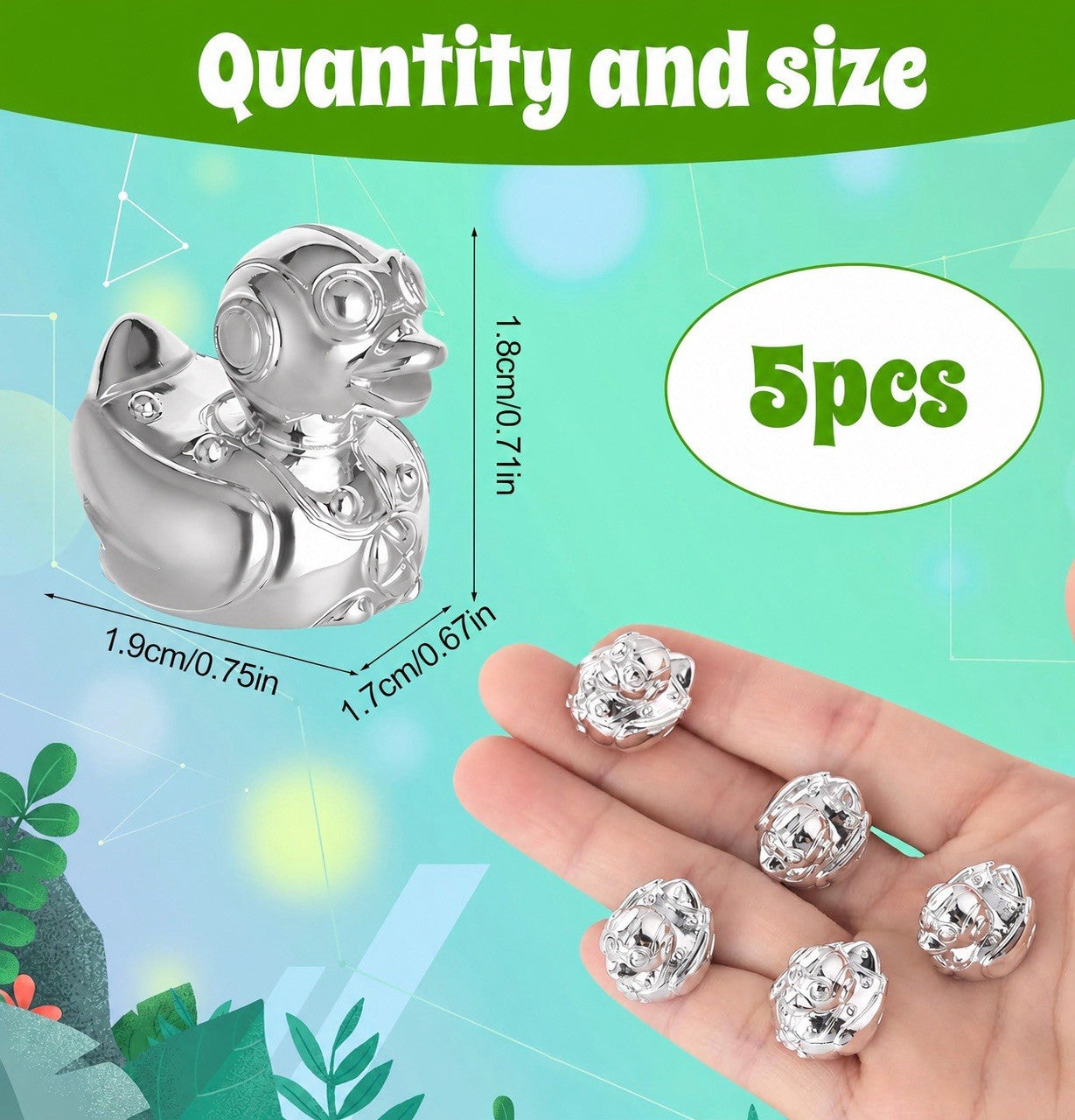Mini resin ducks - 5pc mini robot ducks – resin cruise & jeep duck set