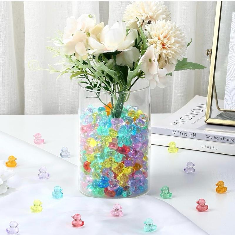 20 PCS Mini Resin Ducks – Colorful Random Mix | Tiny Duck Set for Crafts, Jeep Ducks, Cruise Ducks, Party Favors, Resin Art, Kawaii Decor