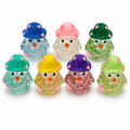 Set of 7, Glitter and Polkadot Themed Mini Resin Ducks, Magnetic or Non-Magnetic, Optional Personalized Duck Hiding Tags