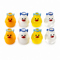 Set of 8, Angel Themed Mini Resin Ducks, Magnetic or Non-Magnetic, Optional Personalized Duck Hiding Tags