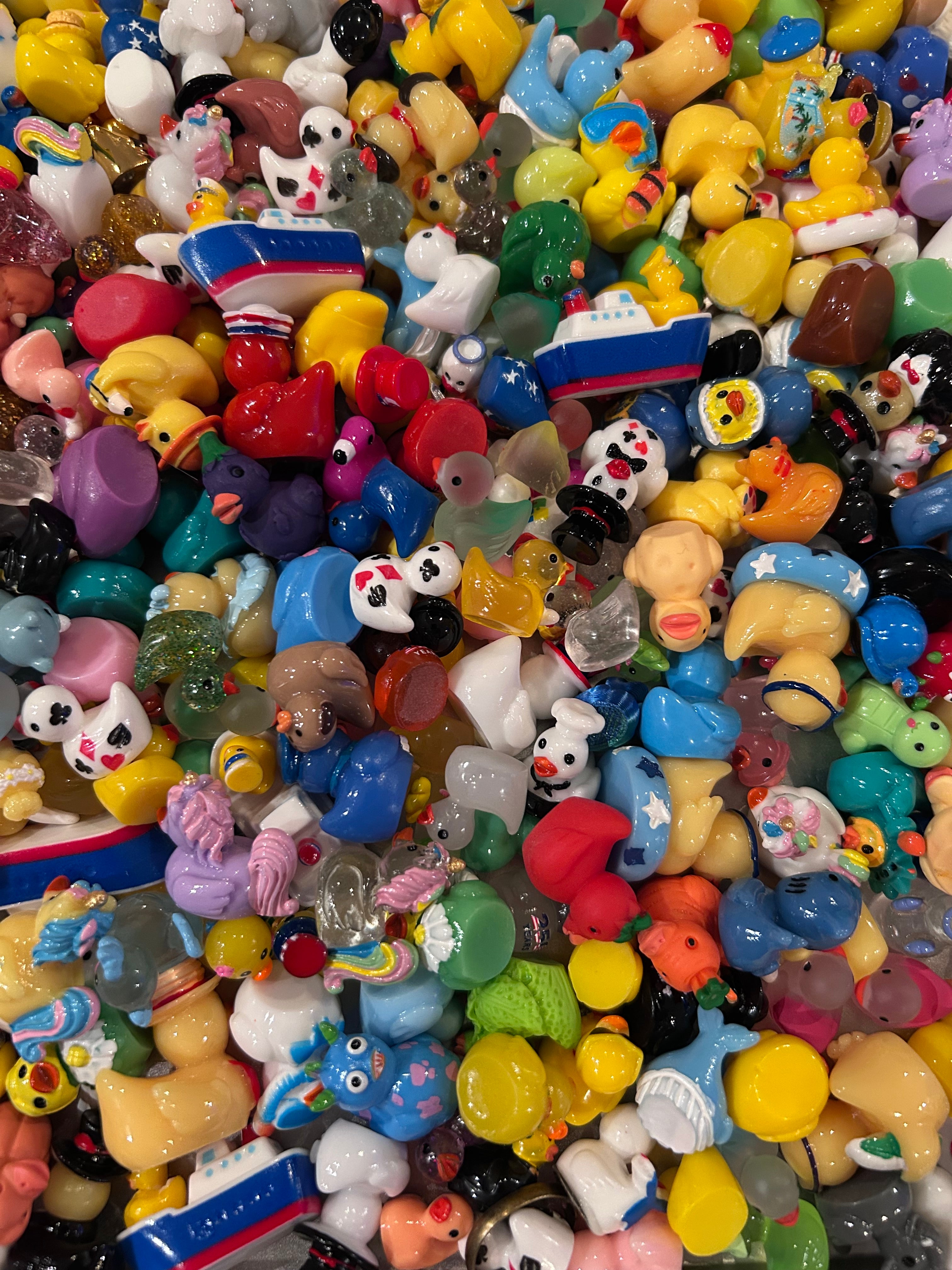 Mini Resin Duck Mystery Scoop – No Duplicates, Magnet Option (XS-XL)