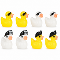 Set of 8, Pirate Themed Mini Resin Ducks, Magnetic or Non-Magnetic, Optional Personalized Duck Hiding Tags