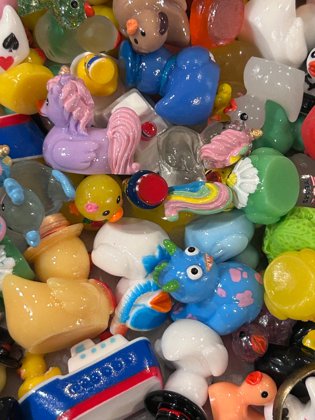 Mini Resin Duck Mystery Scoop – No Duplicates, Magnet Option (XS-XL)