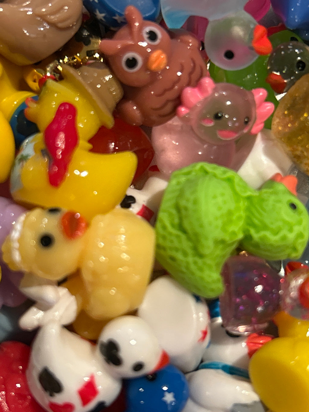 Mini Resin Duck Mystery Scoop – No Duplicates, Magnet Option (XS-XL)