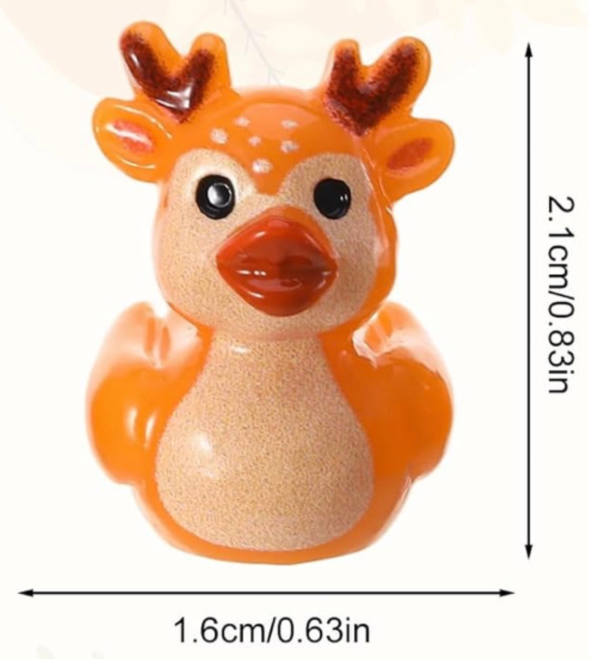 A0-Set of 5, Fall Animals Themed Mini Resin Ducks, Magnetic or Non-Magnetic, Optional Personalized Duck Hiding Tags