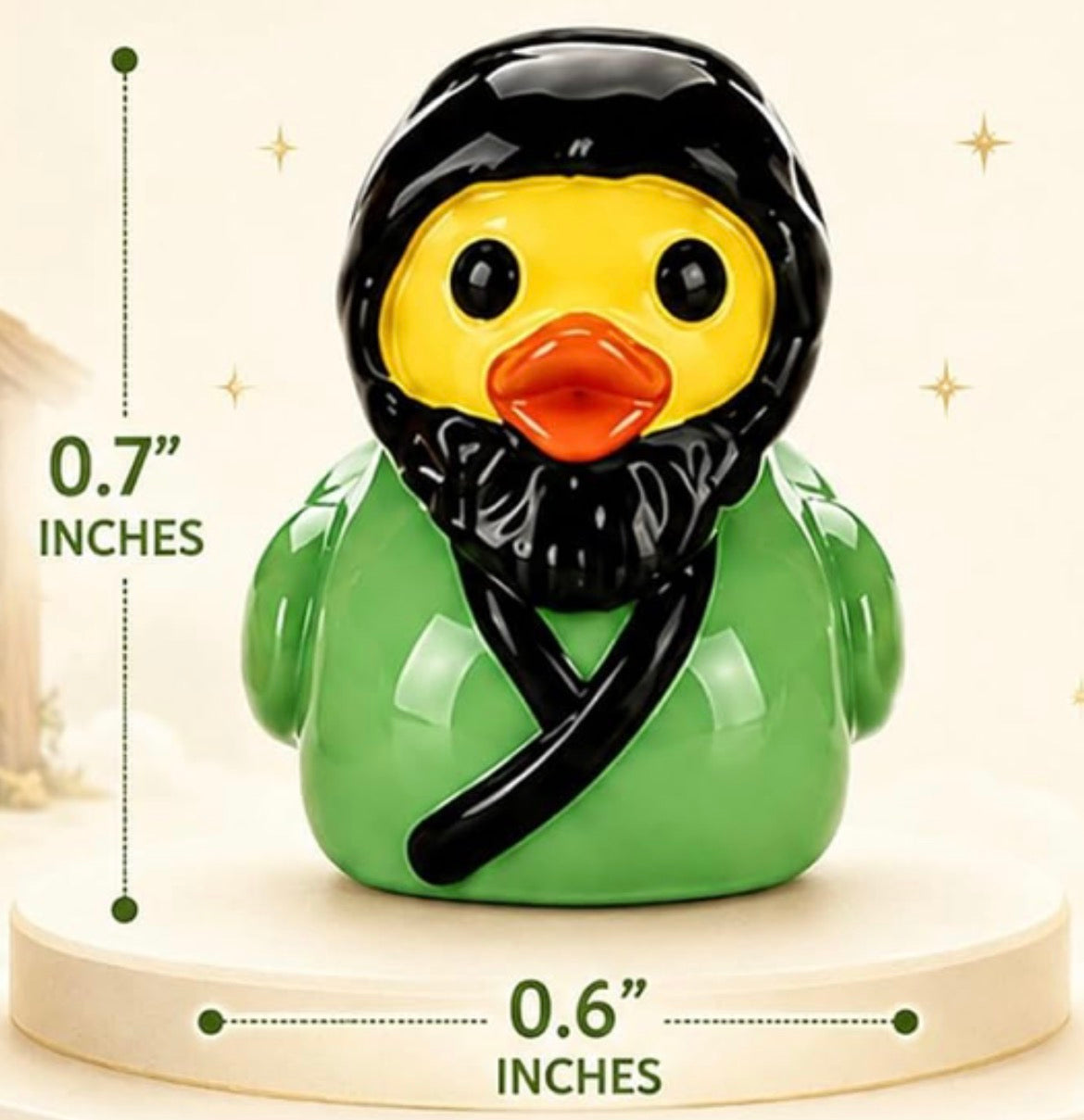 Set of 12, Nativity Christmas Themed Mini Resin Ducks, Magnetic or Non-Magnetic, Optional Personalized Duck Hiding Tags