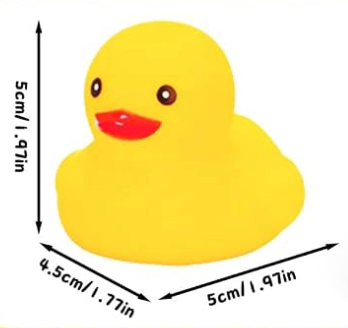DIY Gardening 2” Rubber Duck Kit | 4 Piece Garden Duck Craft Set | Gardener Duck with Hat Flower Pot & Shovel | Duck Decorating Kit