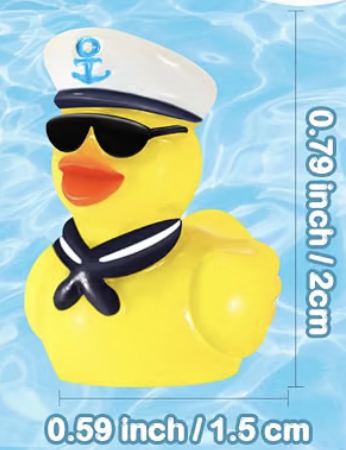 Sailor Duck Magnet Set of 4, Handmade Mini Cruise Duck Magnets, Nautical Duck Gift, Cruise Lover Gift