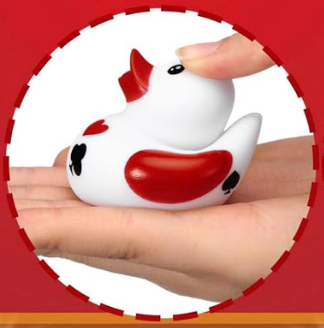 CASINO POKER Rubber Duck Gift Set of 5 | 2 Inch Ducks with Organza Bags & Ducked Cards | Ready to Gift & Hide | Duck Exchange Favors
