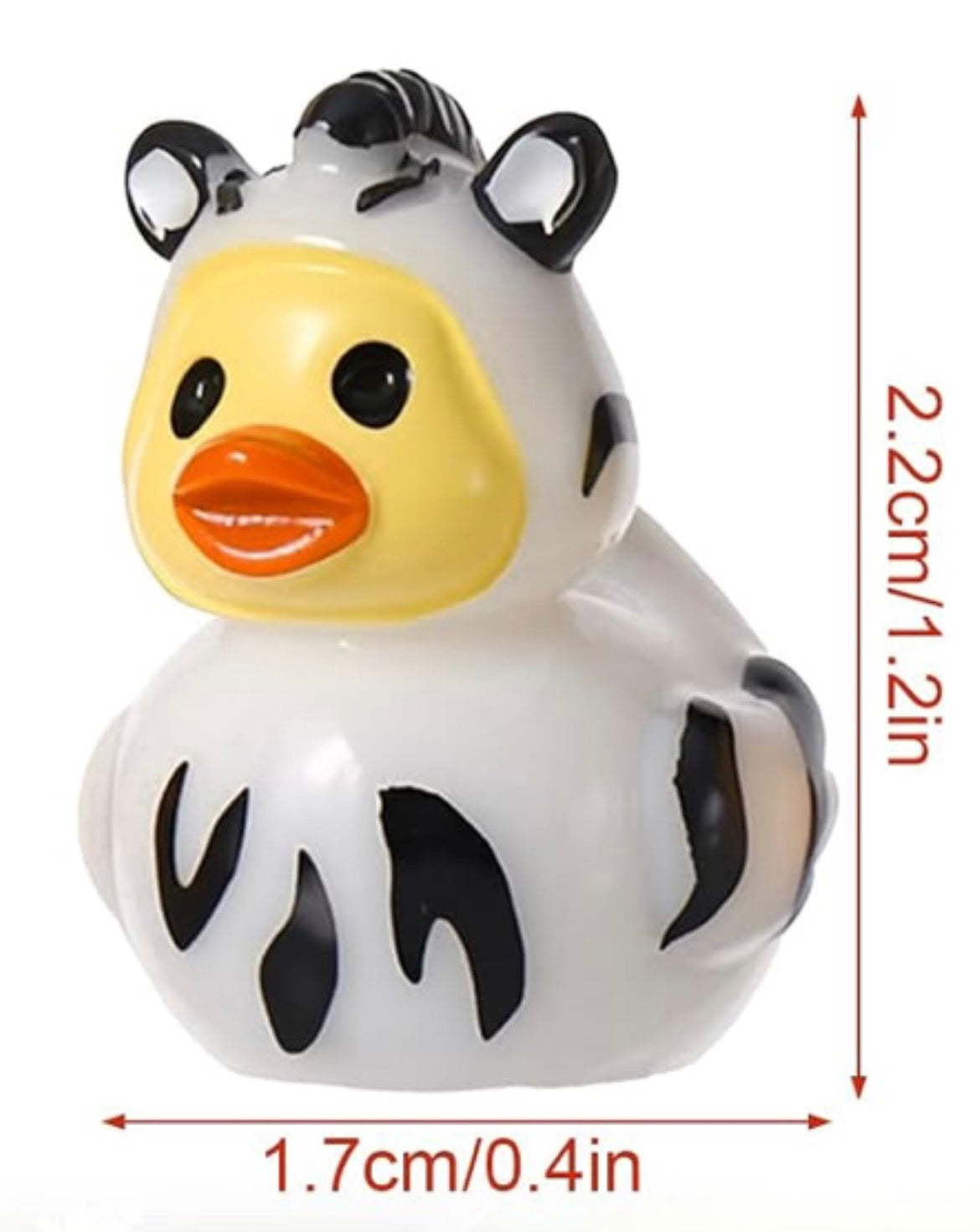 Set of 6, Zoo Animal Themed Mini Resin Ducks, Magnetic or Non-Magnetic, Optional Personalized Duck Hiding Tags