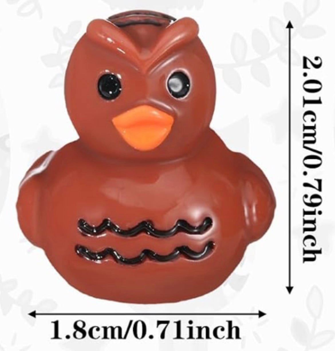 Set of 5, Owl Themed Mini Resin Ducks, Magnetic or Non-Magnetic, Optional Personalized Duck Hiding Tags