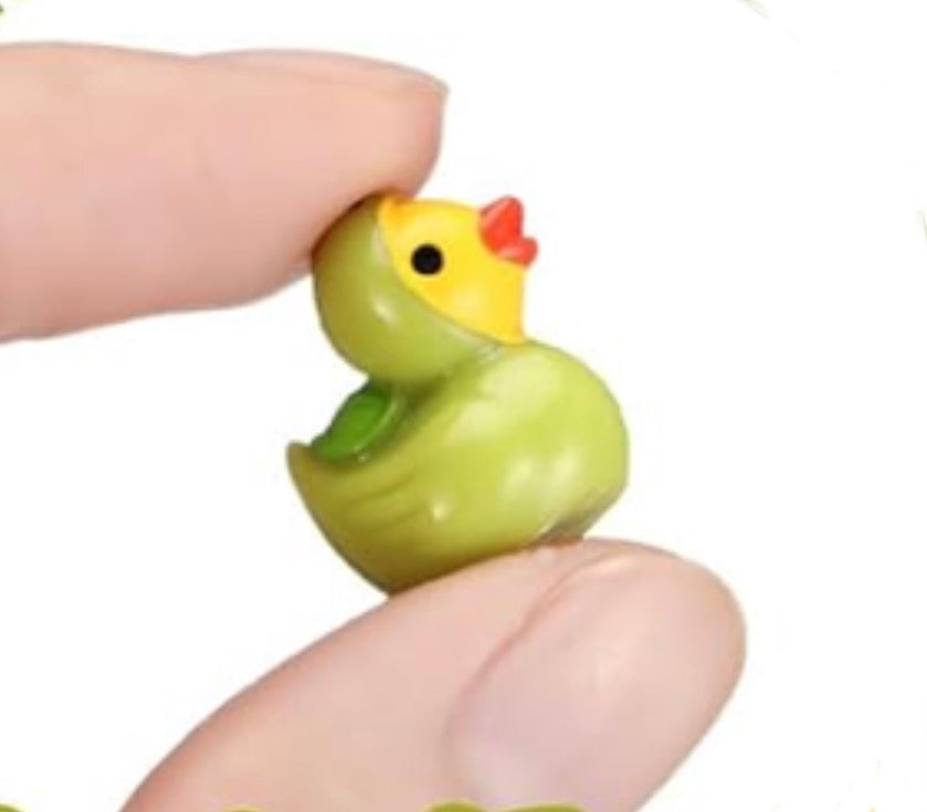 Set of 24, Old McDonald’s Farm Themed Mini Resin Ducks, Magnetic or Non-Magnetic, Optional Personalized Duck Hiding Tags