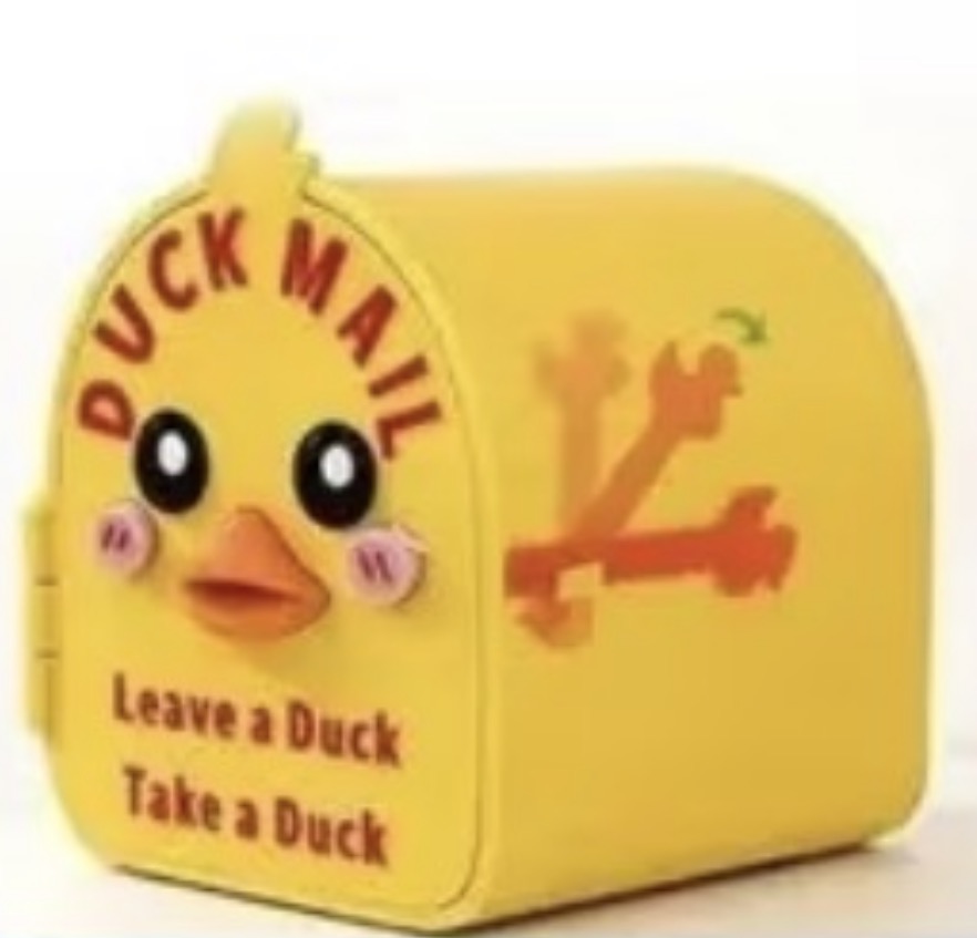 3D Printed Duck Face Magnetic Mini Duck Mailbox – Leave a Duck Take a Duck – Cruise Cabin Door & Vehicle Ducking – Duck Lover Gift
