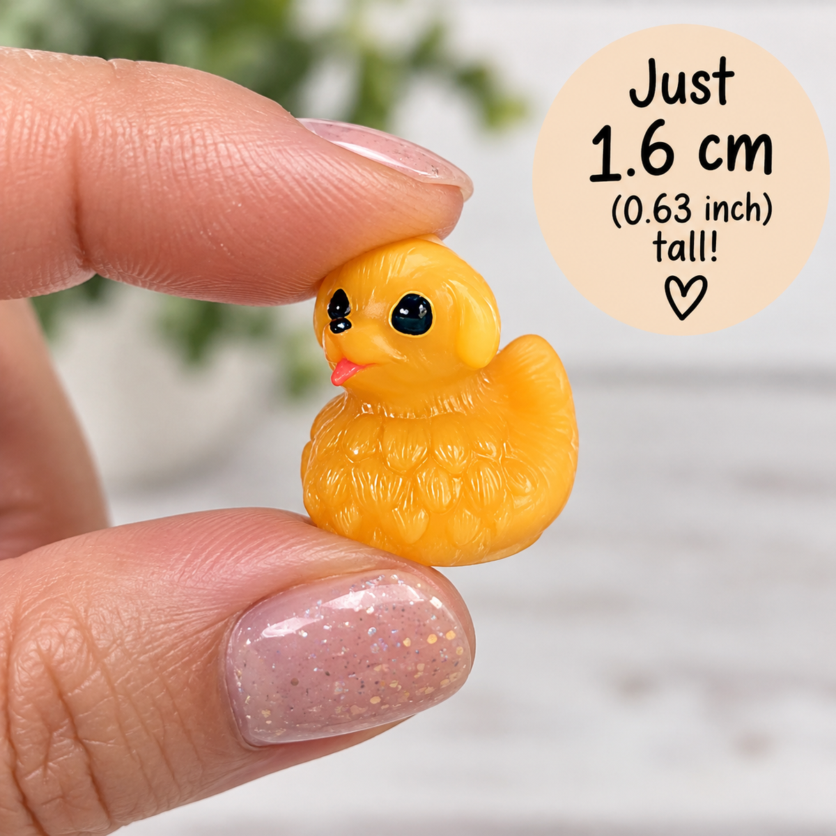 Set of 5, Golden Retriever Dog Themed Mini Resin Ducks, Magnetic or Non-Magnetic, Optional Personalized Duck Hiding Tags