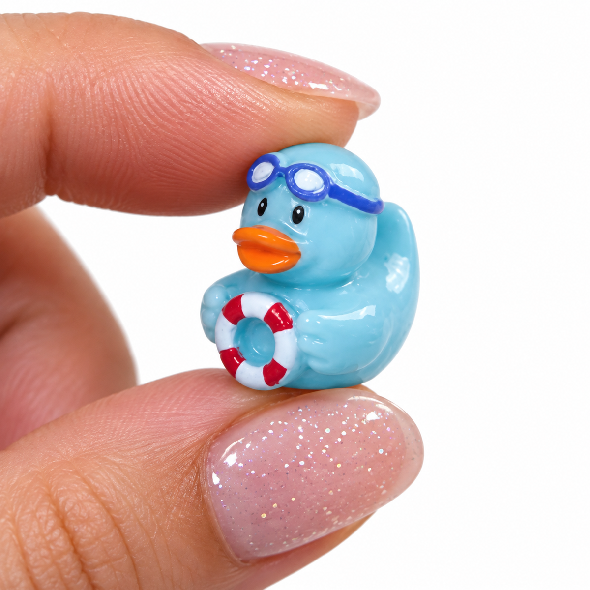 Set of 6, Ocean and Sea Themed Mini Resin Ducks, Magnetic or Non-Magnetic, Optional Personalized Duck Hiding Tags