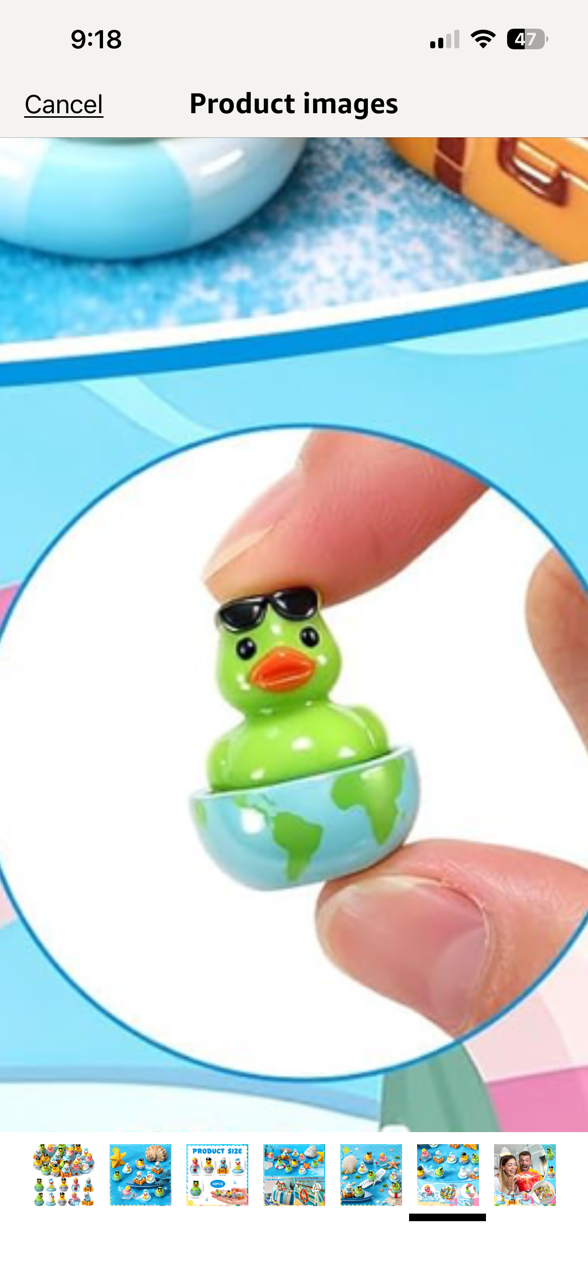 Set of 5, Adventure Vacation Themed Mini Resin Ducks, Magnetic or Non-Magnetic, Optional Personalized Duck Hiding Tags