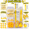 Limited Edition Ducking Awesome Duck Gift Kit, Yellow Rubber Duck Accessories & Jewelry Set