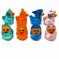 Set of 8, Glow-in-the-Dark Ocean Marine Sea Life Themed Mini Resin Ducks, Magnetic or Non-Magnetic, Optional Personalized Duck Hiding Tags