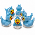 Set of 5, Whale Themed Mini Resin Ducks, Magnetic or Non-Magnetic, Optional Personalized Duck Hiding Tags