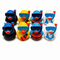 Set of 8, Snorkeling Themed Mini Resin Ducks, Magnetic or Non-Magnetic, Optional Personalized Duck Hiding Tags