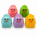Set of 5, Pixel Block Themed Mini Resin Ducks, Magnetic or Non-Magnetic, Optional Personalized Duck Hiding Tags
