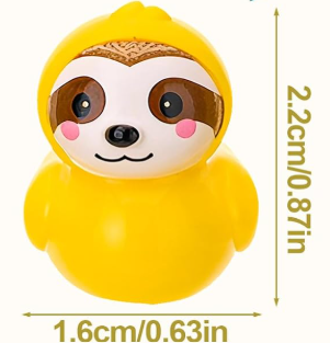 Set of 5, Sloth Costume Themed Mini Resin Ducks, Magnetic or Non-Magnetic, Optional Personalized Duck Hiding Tags (Copy)